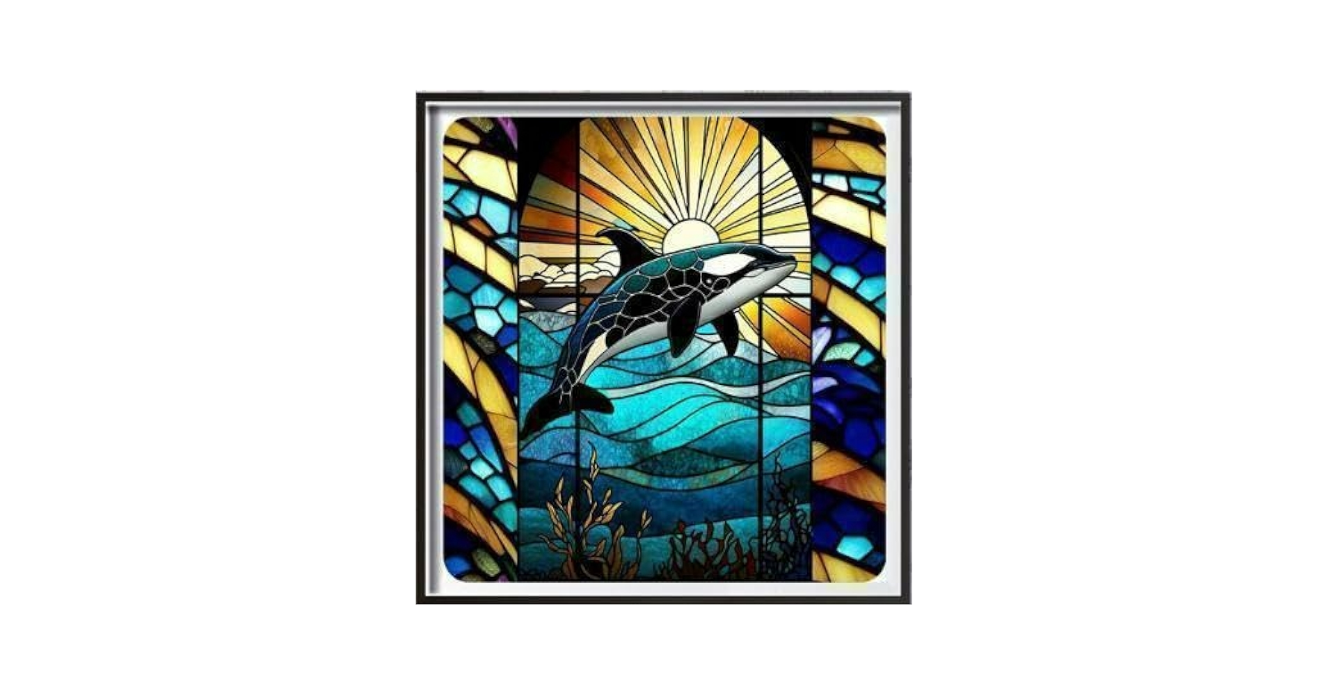 Amazon.co.jp: ダイヤモンドアート キット ステンドグラス風